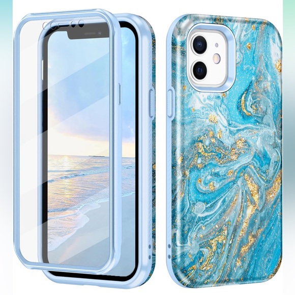 NWT iPhone 12/iPhone 12 Pro Case, Blue - Picture 1 of 7